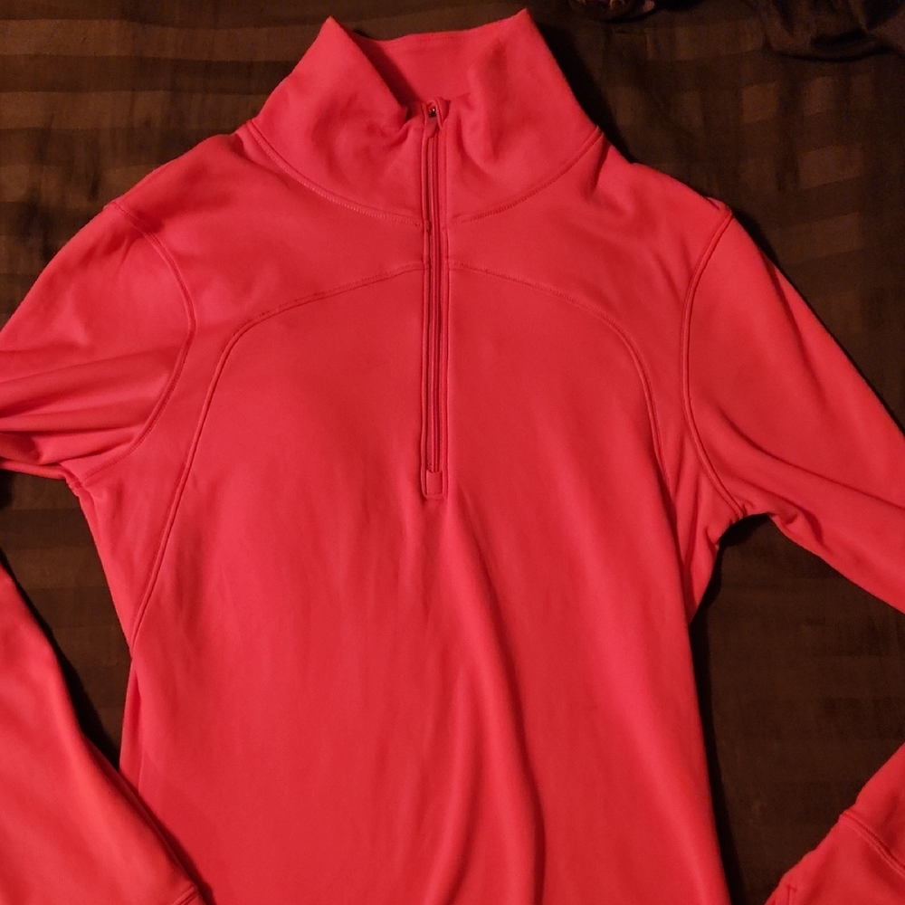 Under Armour Pink Quarter-Zip Sweatshirt